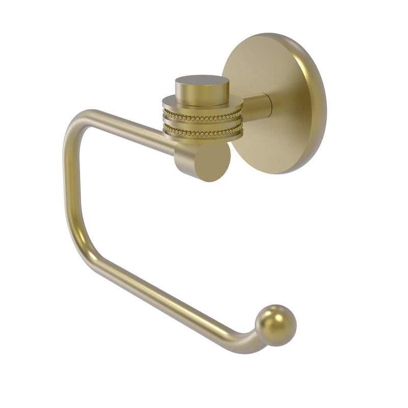 Allied Brass Satellite Orbit One Collection Euro Style Toilet Tissue Holder with Dotted Accents 7124ED-SBR