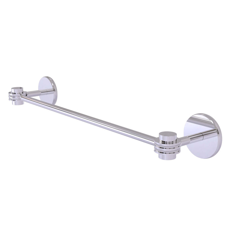 Allied Brass Satellite Orbit One Collection 18 Inch Towel Bar with Dotted Accents 7131D-18-PC