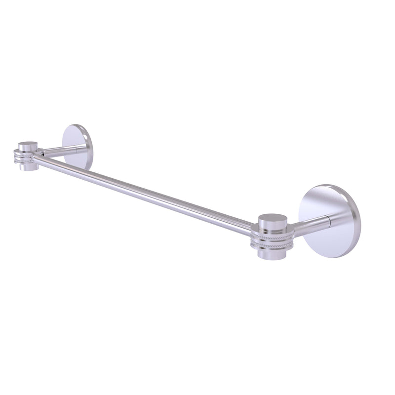 Allied Brass Satellite Orbit One Collection 36 Inch Towel Bar with Dotted Accents 7131D-36-SCH