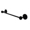 Allied Brass Satellite Orbit One Collection 36 Inch Towel Bar with Groovy Accents 7131G-36-BKM