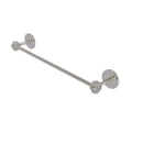 Allied Brass Satellite Orbit One Collection 24 Inch Towel Bar with Twist Accents 7131T-24-SN