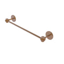 Allied Brass Satellite Orbit One Collection 36 Inch Towel Bar with Twist Accents 7131T-36-BBR