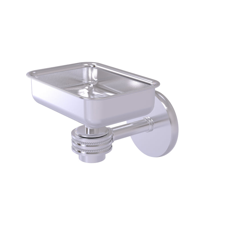 Allied Brass Satellite Orbit One Wall Mounted Soap Dish with Dotted Accents 7132D-SCH