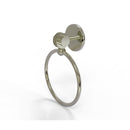 Allied Brass Satellite Orbit Two Collection Towel Ring with Dotted Accent 7216D-PNI