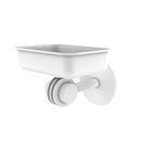 Allied Brass Satellite Orbit Two Collection Wall Mounted Soap Dish with Dotted Accents 7232D-WHM