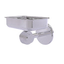Allied Brass Satellite Orbit Two Collection Wall Mounted Soap Dish with Groovy Accents 7232G-PC