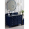 James Martin Brittany 48" Victory Blue Single Vanity with 3 cm Charcoal Soapstone Quartz Top 650-V48-VBL-3CSP