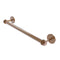 Allied Brass Satellite Orbit Two Collection 18 Inch Towel Bar with Dotted Detail 7251D-18-BBR