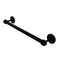 Allied Brass Satellite Orbit Two Collection 24 Inch Towel Bar with Dotted Detail 7251D-24-BKM