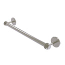 Allied Brass Satellite Orbit Two Collection 30 Inch Towel Bar with Dotted Detail 7251D-30-SN