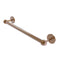 Allied Brass Satellite Orbit Two Collection 18 Inch Towel Bar with Groovy Detail 7251G-18-BBR