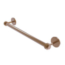 Allied Brass Satellite Orbit Two Collection 30 Inch Towel Bar with Groovy Detail 7251G-30-BBR