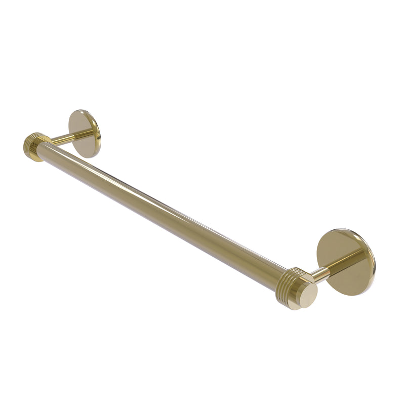 Allied Brass Satellite Orbit Two Collection 30 Inch Towel Bar with Groovy Detail 7251G-30-UNL
