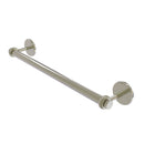 Allied Brass Satellite Orbit Two Collection 18 Inch Towel Bar with Twist Detail 7251T-18-PNI