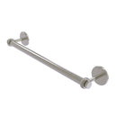 Allied Brass Satellite Orbit Two Collection 24 Inch Towel Bar with Twist Detail 7251T-24-SN