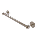 Allied Brass Satellite Orbit Two Collection 36 Inch Towel Bar with Twist Detail 7251T-36-PEW