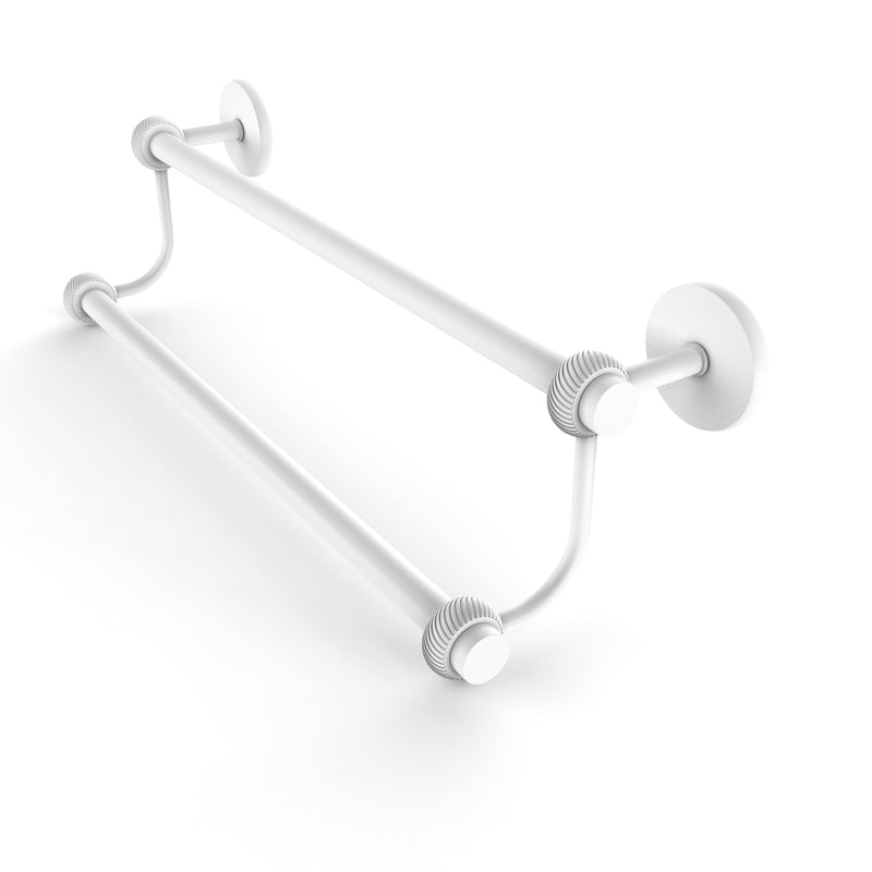 Allied Brass 18 Inch Double Towel Bar 7272T-18-WHM