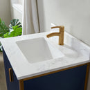 Vinnova Design Granada 24" Vanity with White Composite Grain Stone Countertop