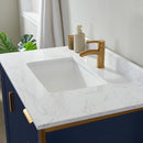 Vinnova Design Granada 36" Vanity with White Composite Grain Stone Countertop