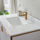 Vinnova Design Granada 36" Vanity with White Composite Grain Stone Countertop