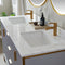 Vinnova Design Granada 60" Vanity with White Composite Grain Stone Countertop