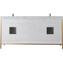 Vinnova Design Granada 72" Vanity with White Composite Grain Stone Countertop