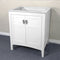 Bellaterra 29" Single Sink Vanity Wood White Cabinet Only 7613-WH