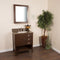 Bellaterra 30" Single Sink Vanity" Sable Walnut With Quartz Top" Taupe 7616-SW-GY