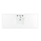 James Martin 60" Single Top 3 cm Classic White Quartz with Sink 050-S60S-CLW-SNK
