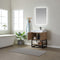 Vinnova Design Alistair 24B" Single Vanity with White Grain Stone Countertop