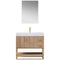 Vinnova Design Alistair 36" Single Vanity with White Grain Stone Countertop