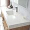 Alistair 60BS" Single Sink Bath Vanity Oak with White Grain Stone Countertop