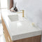 Alistair 60" Single Sink Bath Vanity Oak with White Grain Stone Countertop