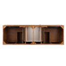 James Martin Mykonos 72" Double Vanity Cabinet Cinnamon with 3 cm Eternal Jasmine Pearl Quartz Top 550-V72-CIN-3EJP
