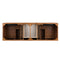 James Martin Mykonos 72" Double Vanity Cabinet Cinnamon with 3 cm Charcoal Soapstone Quartz Top 550-V72-CIN-3CSP