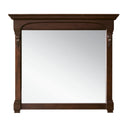 James Martin Brookfield 60" Burnished Mahogany Single Vanity with 3 cm Eternal Jasmine Pearl Quartz Top 147-114-5361-3EJP