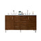 James Martin Metropolitan 60" Double Vanity American Walnut with 3 cm Eternal Jasmine Pearl Quartz Top 850-V60D-AWT-3EJP