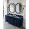 James Martin Brittany 72" Victory Blue Double Vanity with 3 cm Charcoal Soapstone Quartz Top 650-V72-VBL-3CSP