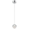 Kichler Moonlit 4.75" 1 Light LED Mini Pendant Chrome 83853