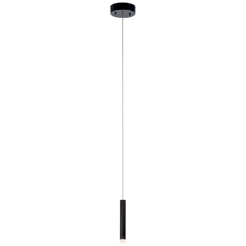 Kichler Soho 1 Light LED Mini Pendant Black 84109