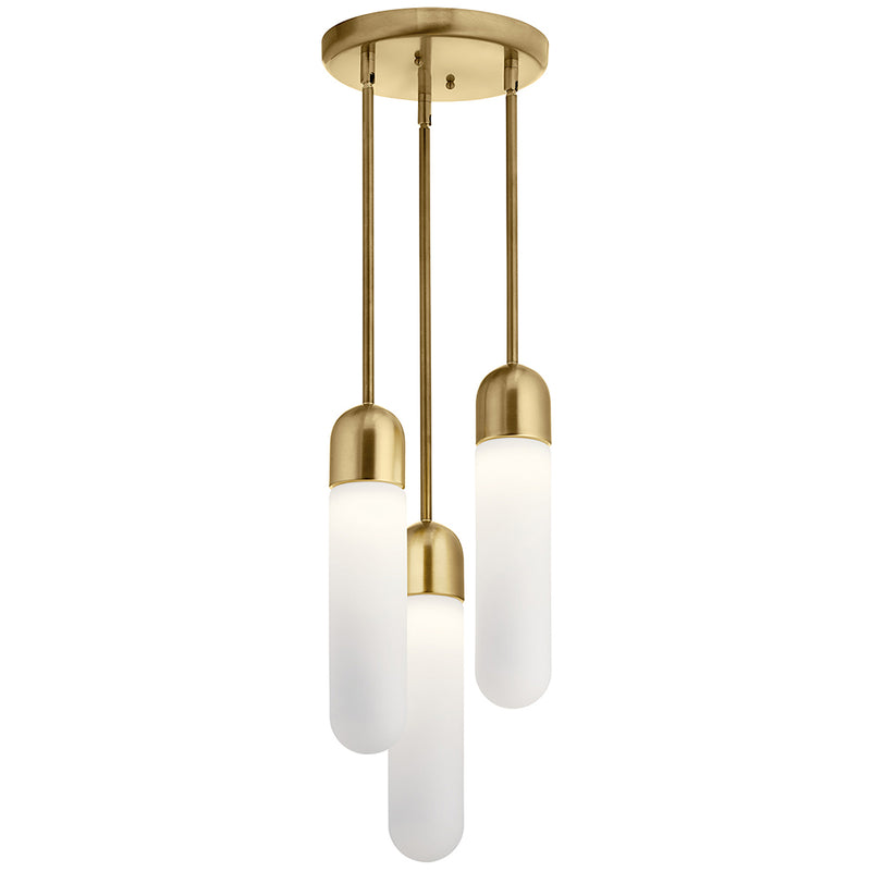 Kichler Sorno 3 Light Pendant Cluster Champagne Gold 84195