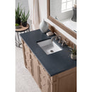 James Martin Bristol 48" Single Vanity Whitewashed Walnut with 3 cm Charcoal Soapstone Quartz Top 157-V48-WW-3CSP