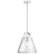 Dainolite 1 Light Incandescent Pendant Pc W/ Clear Glass  871P-PC