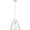 Dainolite 1 Light Incandescent Pendant Mw W/ Clear Glass 871P-WH