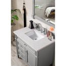 James Martin Brittany 36" Urban Gray Single Vanity with 3 cm Eternal Jasmine Pearl Quartz Top 650-V36-UGR-3EJP