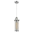 Quincy Hall Mini Pendant shown in the Polished Chrome finish with a Polished Chrome shade