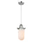 Centri Mini Pendant shown in the Polished Chrome finish with a Matte White shade