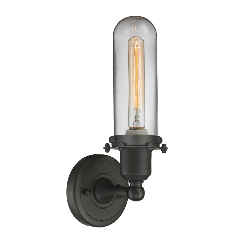 Innovations Lighting Centri 1 Light Sconce Part Of The Austere Collection 900-1W-OB-CE228-OB-CL-LED