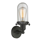 Innovations Lighting Centri 1 Light Sconce Part Of The Austere Collection 900-1W-OB-CE231-OB-CL