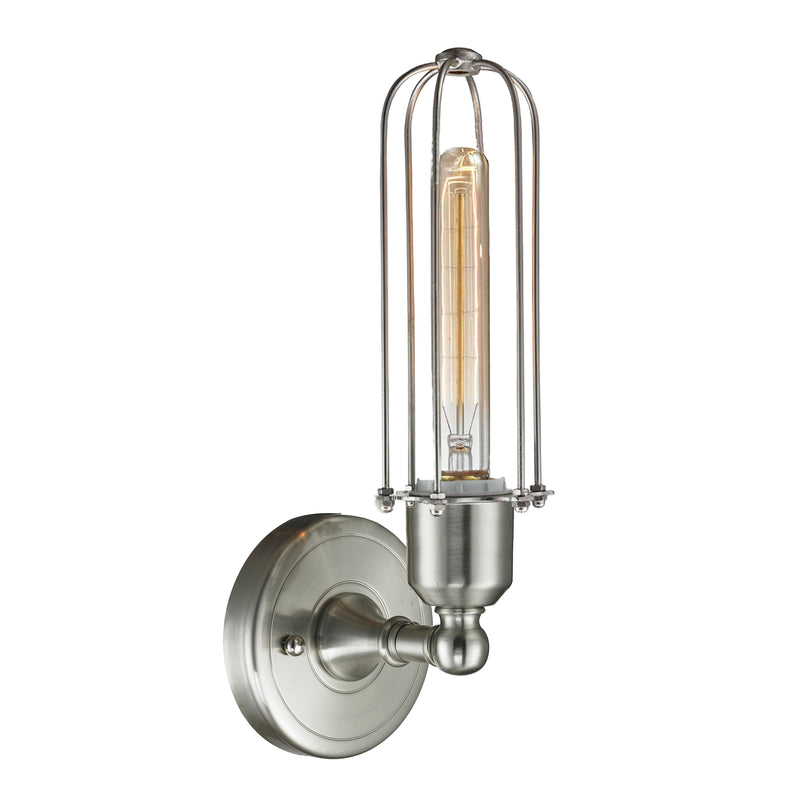 Innovations Lighting Muselet 1 Light Sconce Part Of The Austere Collection 900-1W-SN-CE225-SN-LED